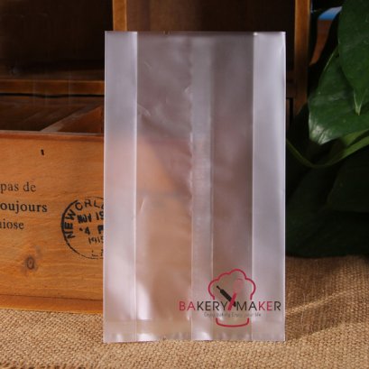 ถุงซีล พลาสติกขุ่น ขยายข้างถุง 50 ใบ